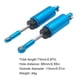 thumbnail image 5 of 2 piezas de accesorios RC, amortiguadores traseros, coches de Control remoto de Metal fiables, reemplazo de pieza mejorada para 12428 12423 Kits de construcción modelo Amortiguadores Delanteros Ounissouiy FN001578-01, 5 of 5