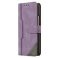 thumbnail image 2 of SaniMore Wallet Case for Samsung Galaxy Z Fold 3, Magnetic Clasp PU Leather Stand [RFID Blocking] Card Slot Flip Folio Cover with Folding Kickstand TPU Shockproof Interior Cover, Purple, 2 of 7