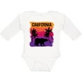 thumbnail image 3 of Inktastic California Sunset Vacation Beach Girls Long Sleeve Baby Bodysuit, 3 of 5