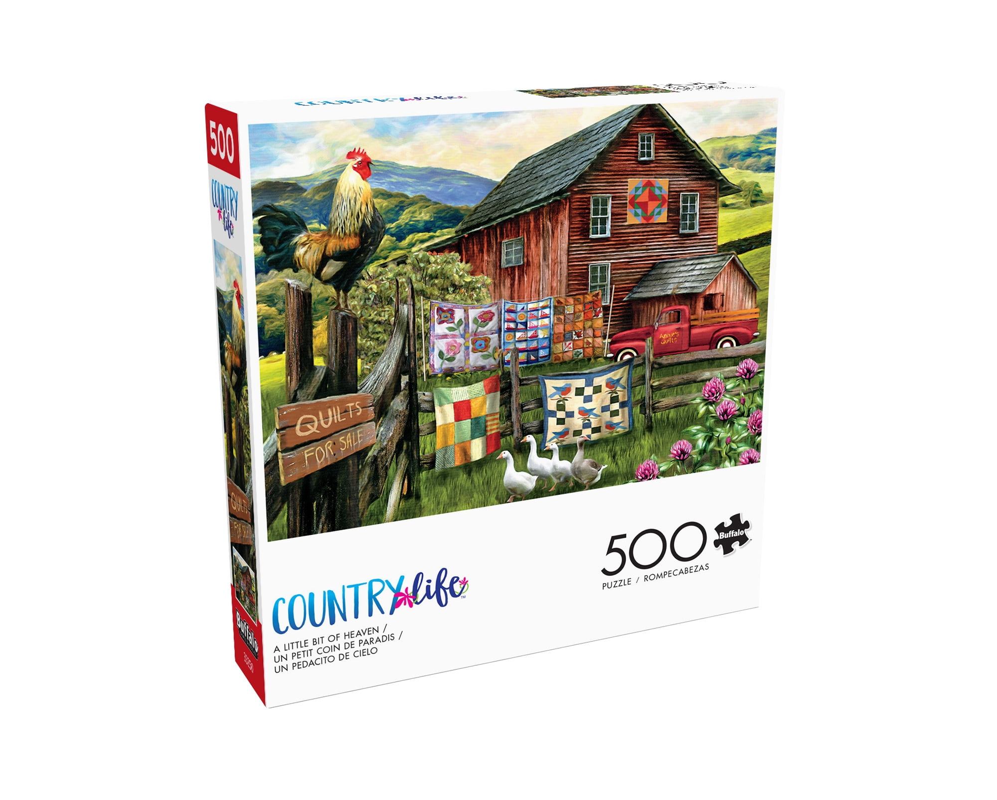 Buffalo Games 500-Piece Country Life A Little Bit of Heaven Adult Interlocking Jigsaw Puzzle