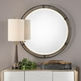 thumbnail image 4 of Uttermost Carrizo Bronze Round Wall Mirror - 36.25W x 36.25H in., 4 of 7