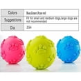 thumbnail image 2 of Pelotas de juguete para perros, pelotas de juguete con sonido, pelota de masticar de juguete para perros, pelota de limpieza de dientes molares para cachorros, para perros pequeños y medianos (3 piezas) TUNC Sencillez, 2 of 5