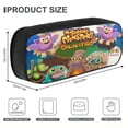 thumbnail image 2 of My Singing Monsters Big Capacity Pencil Case, Large Capacity Aesthetic Pencil Pouch Stationery Organizer Pen Case with Zipper, Pencil Case for Office Supplies, 2 of 8