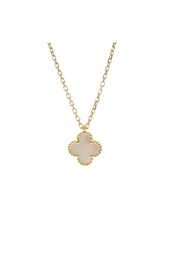 Pre-Owned Van Cleef & Arpels Sweet Alhambra Necklace Yellow Gold (18K) Mother Of Pearl...