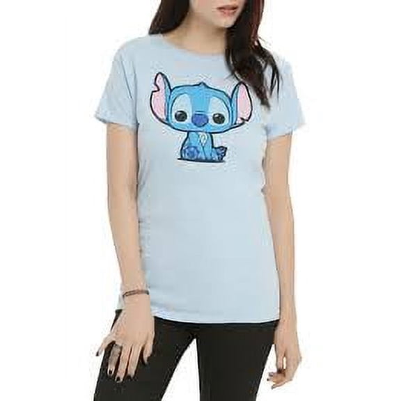 Funko Pop Tees: Disney Seated Stitch #23 (Juniors) Women's Size L