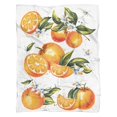 thumbnail image 5 of Orange Fruits Food Flannel Blankets Plush & Cozy Bed Blanket for Winter Autumn,40x50 Inch Beautiful Bed Throw Blanket Christmas Easter, 5 of 5