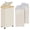 Beige-with wheels, variant on Recycling Bin for Kitchen, Indoor Home Recycle Bins with Wheel, 29 Gallons Large Recycling bin with 2 Removeable Reusable Inner Bags, for Bottles Cans Glass Plastice Cartons(Beige)