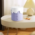 thumbnail image 1 of Naittoop Desktop Trash Can Cute Small Bedroom Bedside Office Plastic Scandinavian Storage Bucket Mini With Lid Home Use Multi-scene Use Wider Pressure Ring, 1 of 6
