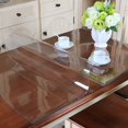 thumbnail image 2 of OUSITAID Protecteur Imperméable en PVC pour Nappe Table de Bureau Couvre 23.5x23,5 Pouces, 2 of 3