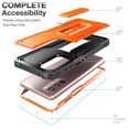 thumbnail image 7 of FITO For Moto G Stylus 2022 Case, Phone Case with Screen Protector and Kickstand (Orange), 7 of 7