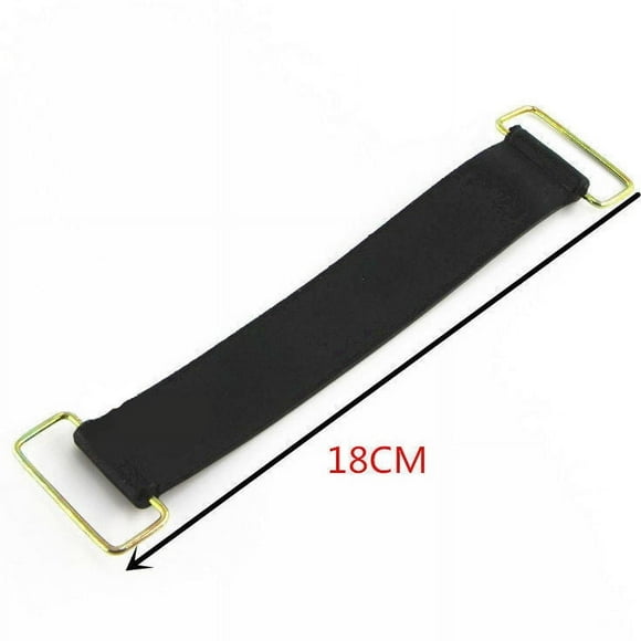 KAKOWELY 2pcs Reusable Battery Tie Down Straps Nonslip Rubber Battery Hold Down Cinch Strap Adjustable Fastening Tie Strap with Hook for Boat Car Motorcycle,7.09X"X1.57"X0.12"