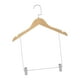 thumbnail image 2 of Perchas de madera maciza para trajes, pantalones, ropa interior, sujetadores, pinzas para la ropa, 360 grados para ropa de hombre, 2 of 9