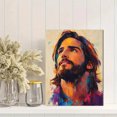 thumbnail image 2 of Qisvanset Framed Canvas Wall Art 12x16 Inch Classic Jesus Portrait Baptism Religious Home Wall Art, 2 of 5