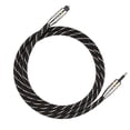 thumbnail image 4 of Cable De Audio óptico A 3,5 Mm, Chapado En Oro, Baja Oss, Baja Fluctuación, Sonido Claro, Para DVD, Amplificador, TV, Ordenador Portátil, Negro, 1m, 4 of 7