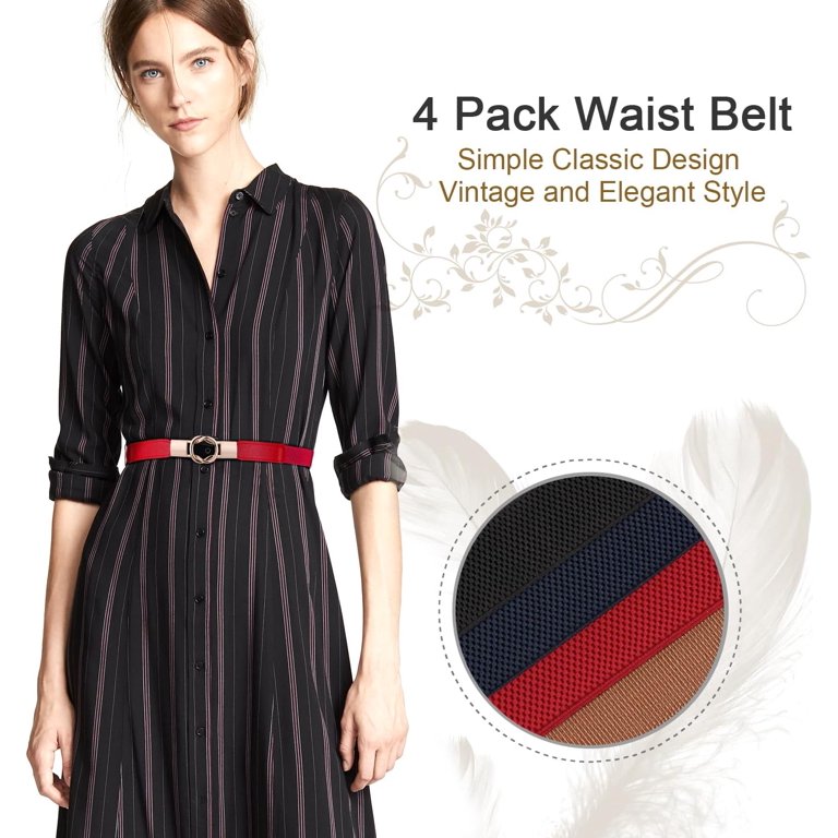Women Skinny Belt for Dresses Retro Stretch Ladies Waist  display picture 3