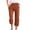 A-Coffee451, variant on Women's Straight Leg Pants Drawstring Elastic Waist Capri Pants Pocketed Minimalist Classic Leisurewear Trousers