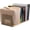 Standard 10 - Slot, variant on Bamboo Desktop Inclined File Folder Organizer and Paper Tray, Upright Sections, Step Sorter, 5 Slots