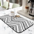 thumbnail image 2 of Washable Rubber Botanical Leaves Vintage Floral Dish Drying Mats for Kitchen Counter Home Large Coffee Bar Pad Accessories and Decor for Utensils Stemware 19.5''x12'', 2 of 7