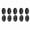 Black 5pcs, variant on BOXIANG 5/10pcs Car Safety Seat Belt Stopper Buckle Auto Seat Belt Spacing Limit Stop Plastic Anti-slip Seat Belt Stop Button