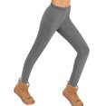 thumbnail image 2 of Lmueinov Leggings for Women High Stretch Warm Thermal Fleece Lined Leggings Lightweight Slim Fit Women Winter Pants for Running, Hiking, Outdoor Activities, 2 of 7