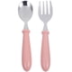 thumbnail image 1 of Set Stainless Steel Spoon Fork Small Durable Simple Feeding Spoon Fork for Baby Kids Children (Pink), 1 of 5