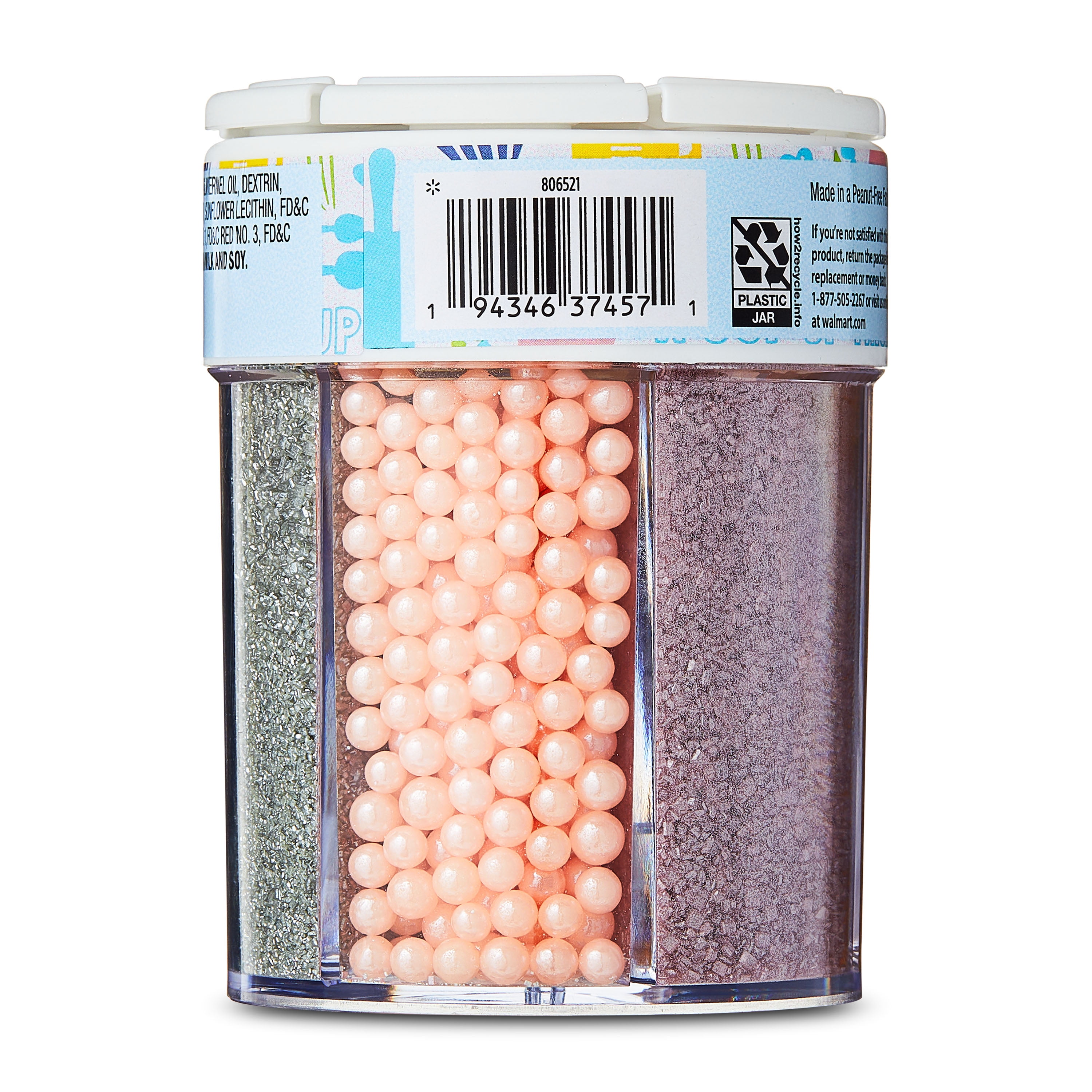 (3 pack) Great Value 6-Cell Precious Metals Sprinkles, 6.8 oz