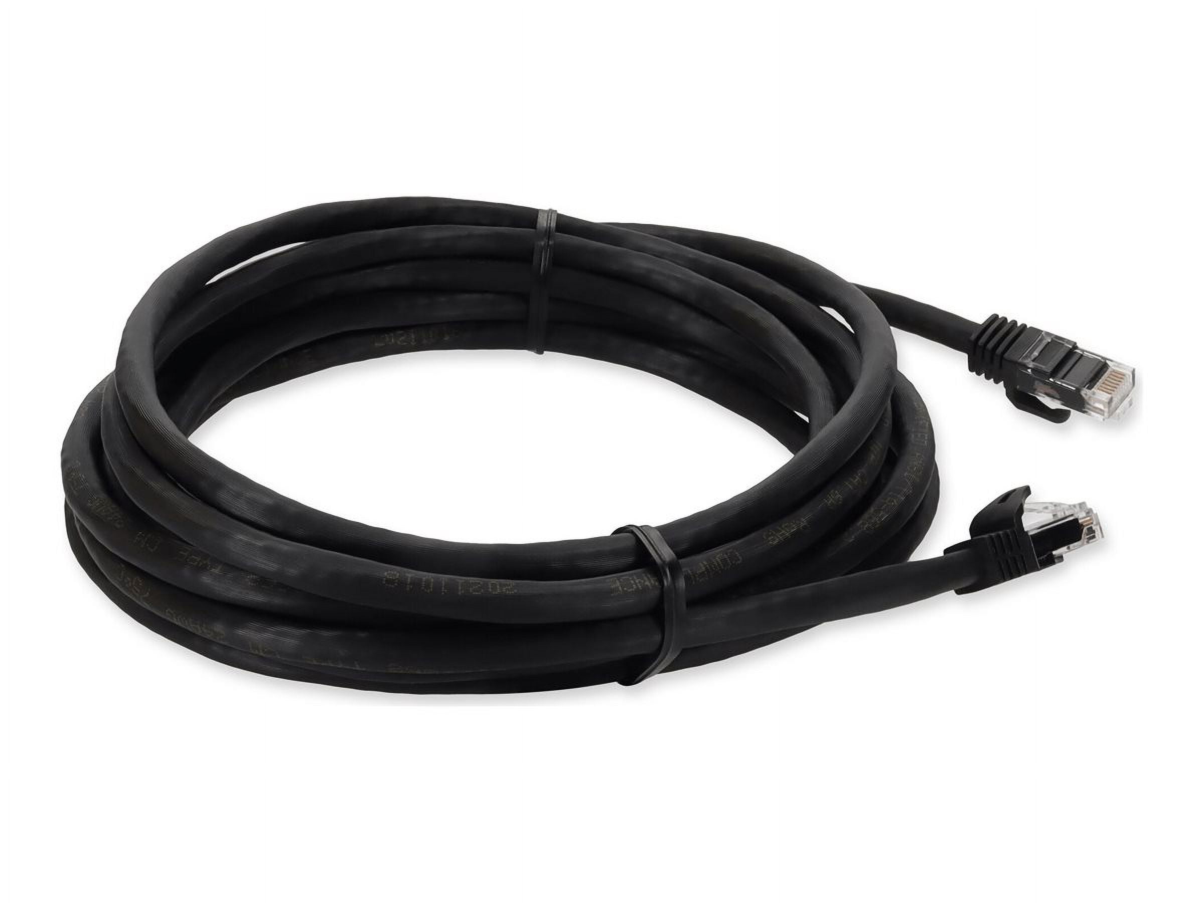 AddOn ADD20FCAT6ABK Cat6A Ethernet Patch Cable - 20' Black