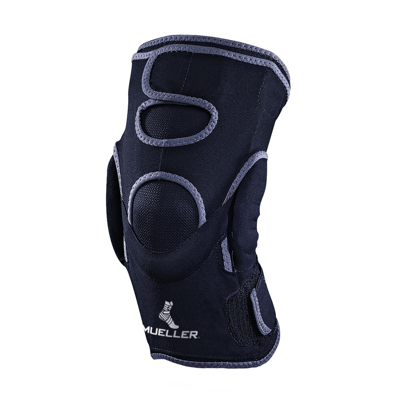Mueller Hg80 Hinged Knee Brace, Medium/Large, Maximum Support, Black