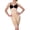 Beige, variant on Women's Seamless Body Shapewear High Waist Long Shorts 78604T (Beige,S/M)