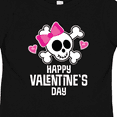 thumbnail image 4 of Inktastic Happy Valentines Day Girls Skull Girls Toddler T-Shirt, 4 of 5