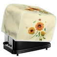 thumbnail image 5 of Yuyamidu 4-Slice Toaster Cover Sunflower Wide Slot Bread Machine Dust Cover Stain Resistant Appliance Cover for Kitchen Home Butterfly Oven Dustproof Cover, Yellow, 5 of 7