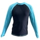 thumbnail image 1 of Playera  para surf Op para hombre, manga larga, azul, talla EG, 1 of 4