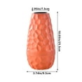 thumbnail image 3 of Meitianfacai Plastic Imitation Glazed Vase Living Room Flower Arrangement TV Cabinet Decoration Dried Flower Decoration Flower Pot Flower Utensil, Orange, 3 of 6