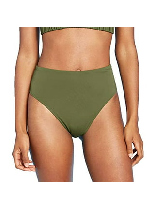Women's Square Neck Pucker High Leg One Piece Swimsuit - Shade & Shore™  Teal Green L : Target