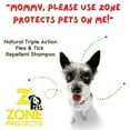 thumbnail image 5 of Zone Protects Pets Natural Flea & Tick Removal Shampoo; Natural Citrus Scent, Removes Pests and Protects, 5 of 6