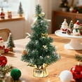 thumbnail image 3 of Cheapark 7.9/11.8/15.7in Mini Gold Christmas Tree - Potted Artificial Decor, Suitable for Offices, Desktops & Holiday Countertops, 3 of 6