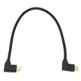 thumbnail image 4 of Cable de datos tipo C de 90 grados, macho a macho, 10 Gbps, con punta chapada en oro, cable de extensión tipo C, 4 of 14