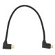 thumbnail image 5 of Cable de datos tipo C macho a macho de 90 grados, cable de extensión chapado en oro de 10Gbps con punta, 5 of 8