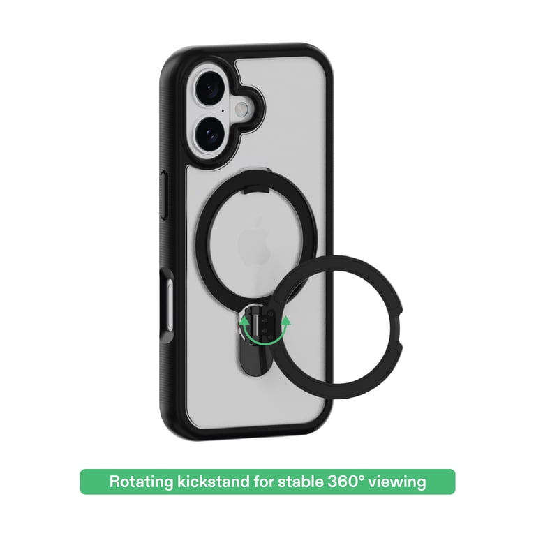 onn iPhone 17 MagSafe Case with Rotating Kickstand photo 3