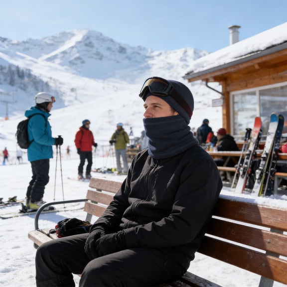 Generic Winter Neck Warmer Fleece Neck Gaiter for Skiing Motorcycle Bike Jogging Running Outdoor Sports for Men & Women