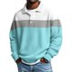 thumbnail image 1 of Mens Manga Larga Vintage Impresión Botón Abajo Turndown Cuello Camisa para Verano Desgaste Casual, 1 of 5