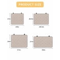 thumbnail image 7 of Large Induction Cooktop Protector Mat Brown Stove Top Covers for Electric Stove, Modern Abstract Art Farmhouse Decorative Stove Burner Cover Mats, Glass Top Stove Cover, 7 of 7