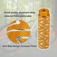 thumbnail image 3 of Motoforti 1 Pair Axle Rear Foot Pegs Footpegs Universal Aluminum Alloy for BMX MTB Bike Bicycle 3/8" Axles Gold Tone, 3 of 7