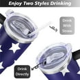thumbnail image 5 of 40oz July 4th Handle Cup 🇺🇸,Stars & Stripes Stainless Steel Tumbler-Hand Wash Only, 5 of 7