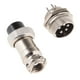 thumbnail image 3 of Par GX16 5 Pines Impermeable Macho Hembra Panel Metal Aviación Cable Conector 3 piezas, 3 of 7