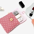 thumbnail image 7 of HongHeng Clearance Under $2.00 Fresh Cotton and Linen Sanitary Napkin Storage Bag Tampon Bag Large Capacity Cloth Cute Polka Tampon Bag Wholesale, 7 of 7
