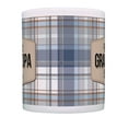 thumbnail image 3 of ThisWear Best Grandpa Gifts Best Grandpa Ever Cup Plaid Grandpa Fathers Day Mug Coffee Mug Blue Plaid, 3 of 4
