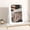 White-10"L x 7"W, variant on Portable Desk Vanity Mirror With Lights Black Rechargeable Small Makeup Mini Dorm Touch Screen 3-color Lighting Dimmable For Tabletop Bedroom Bathroom
