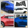 thumbnail image 4 of MEIBUTYUP 1 Pair Black ABS Window Louvers for Car Rear Side Replacement, and Impact Resistant, 4 of 8
