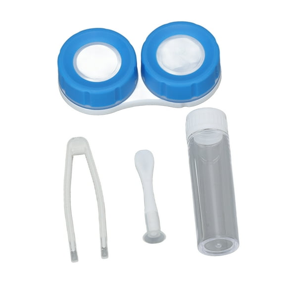 Contact Lens Box, Portable Contact Lens Box Kit Portable Fine Workmanship Cute Little Duck With Tweezers For Travel For Woman Blue